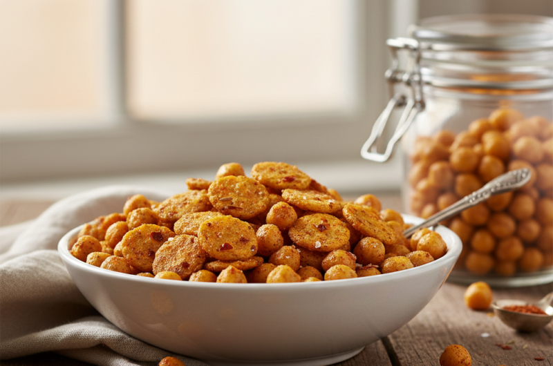 Chips de Garbanzos al Horno con Especias