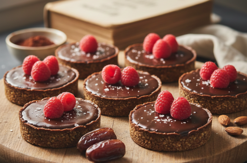 Tartitas de Cacao y Dátiles (Healthy & Raw)