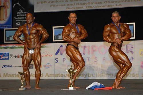 En el Campeonato de Veteranos - bronce (Budapest, Hungría, 12.01.2007)